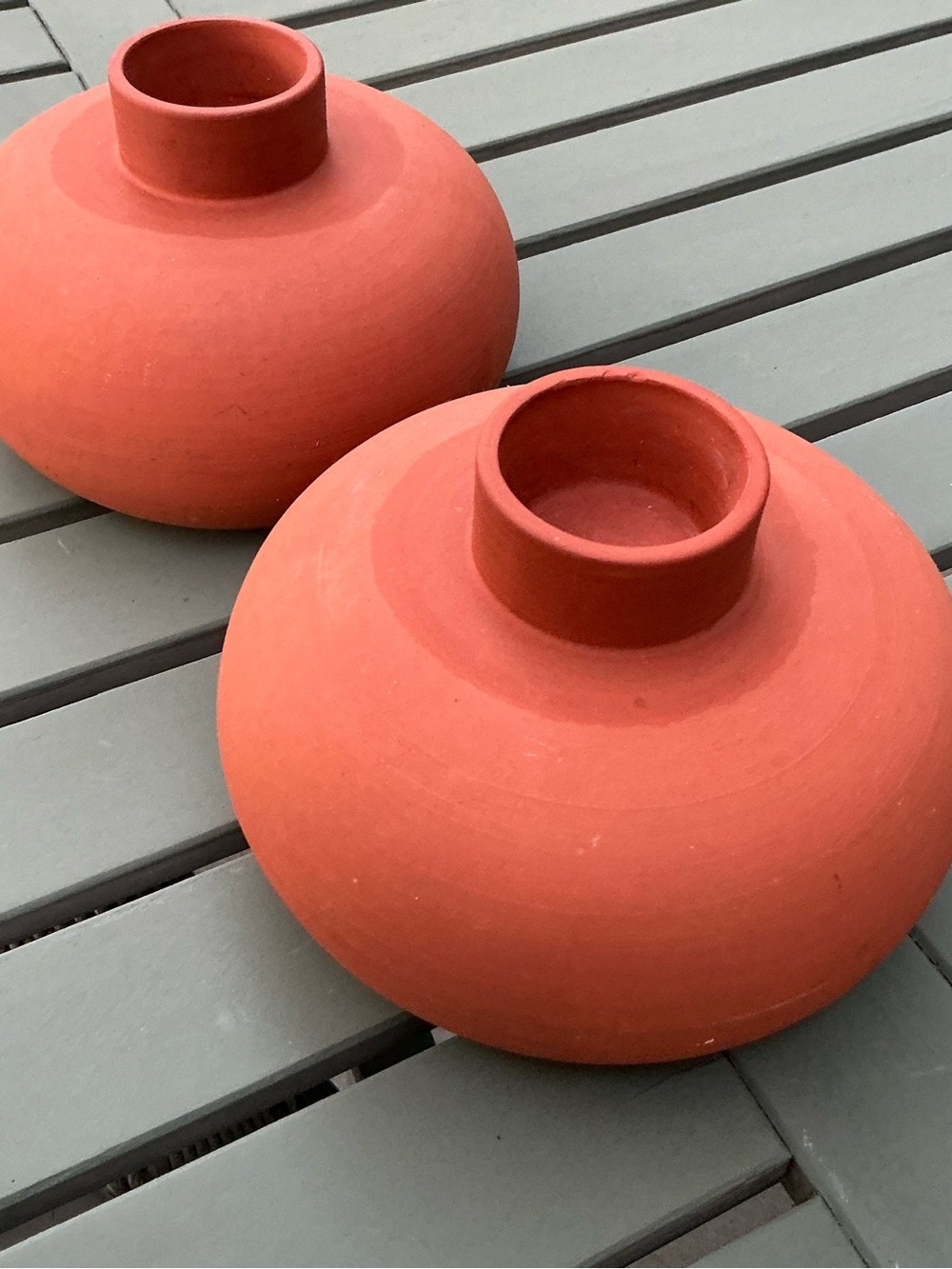Bortner & Bortner Southwest Terracotta Votive Candle Holder Set Of 2